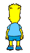 Animated Bart Simpson